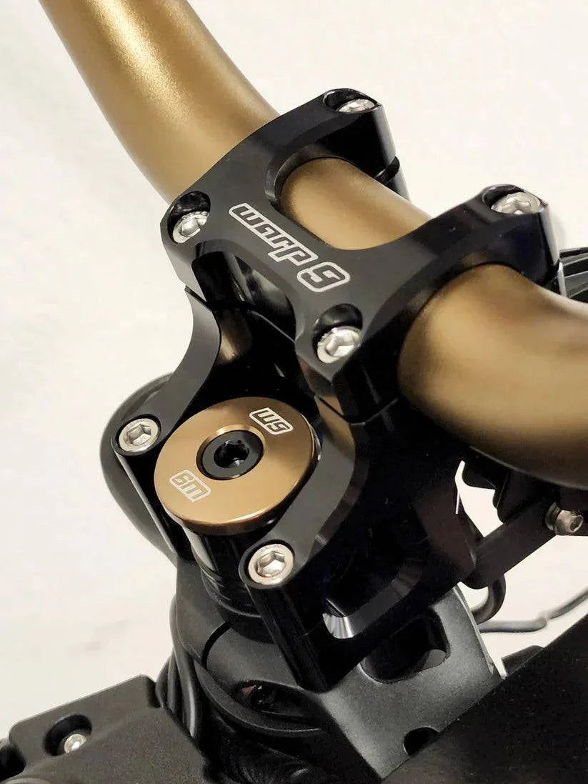 Warp 9 Bar Mount CNC machined aluminum stem for MX and OEM bars with adjustable height and forward positioning