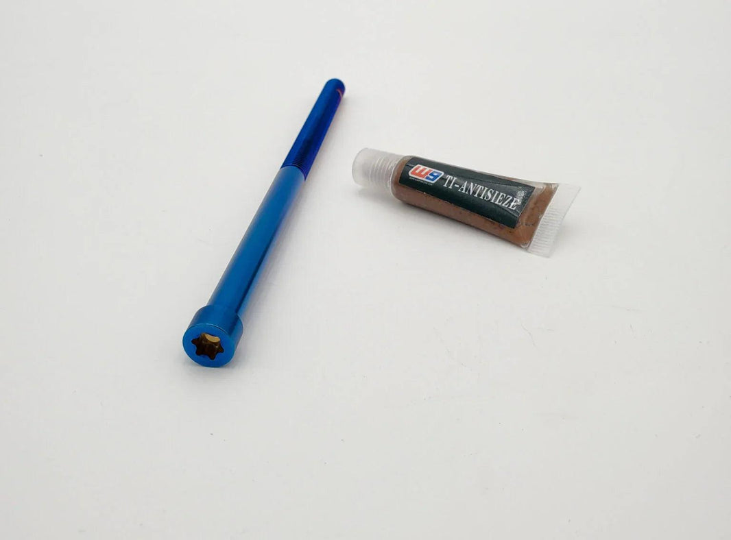 Warp 9 Titanium Steer Lock Bolt replacement for bike with rust-proof strength