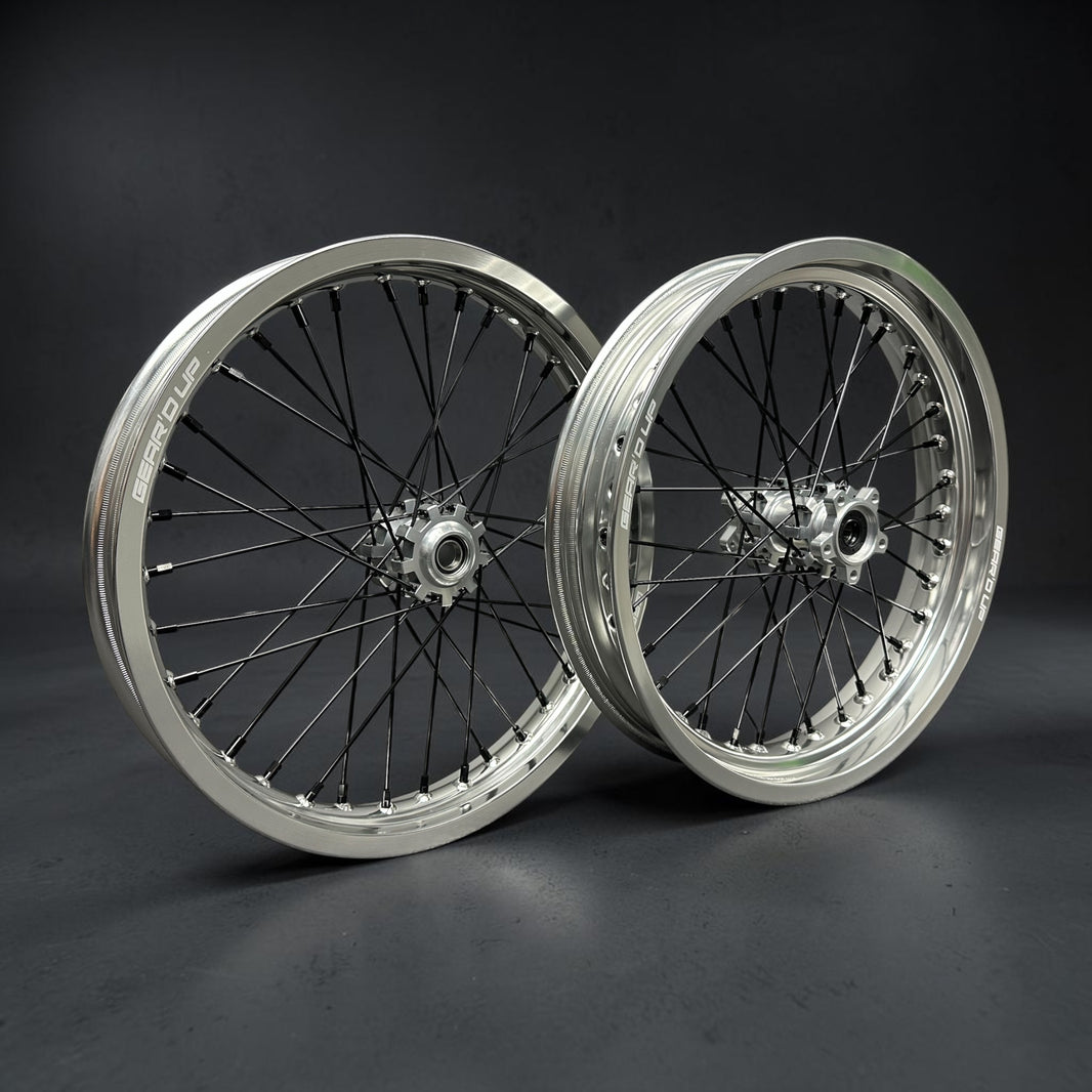 Custom E-Ride Pro 3.0/SR 17 Inch Supermoto Wheel Set