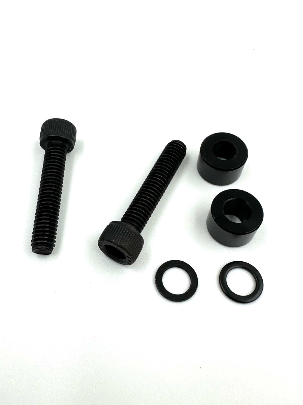 220mm caliper adapter spacer kit with spacers and bolts for OEM rotor upgrade on electric bikes