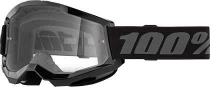 100% Goggles Black Youth Clear lense