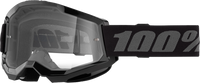 100% Goggles Black Youth Clear lense