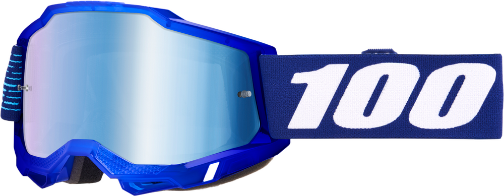 100% Accuri 2 Snow Goggles Blue/Blue Mirror Lens