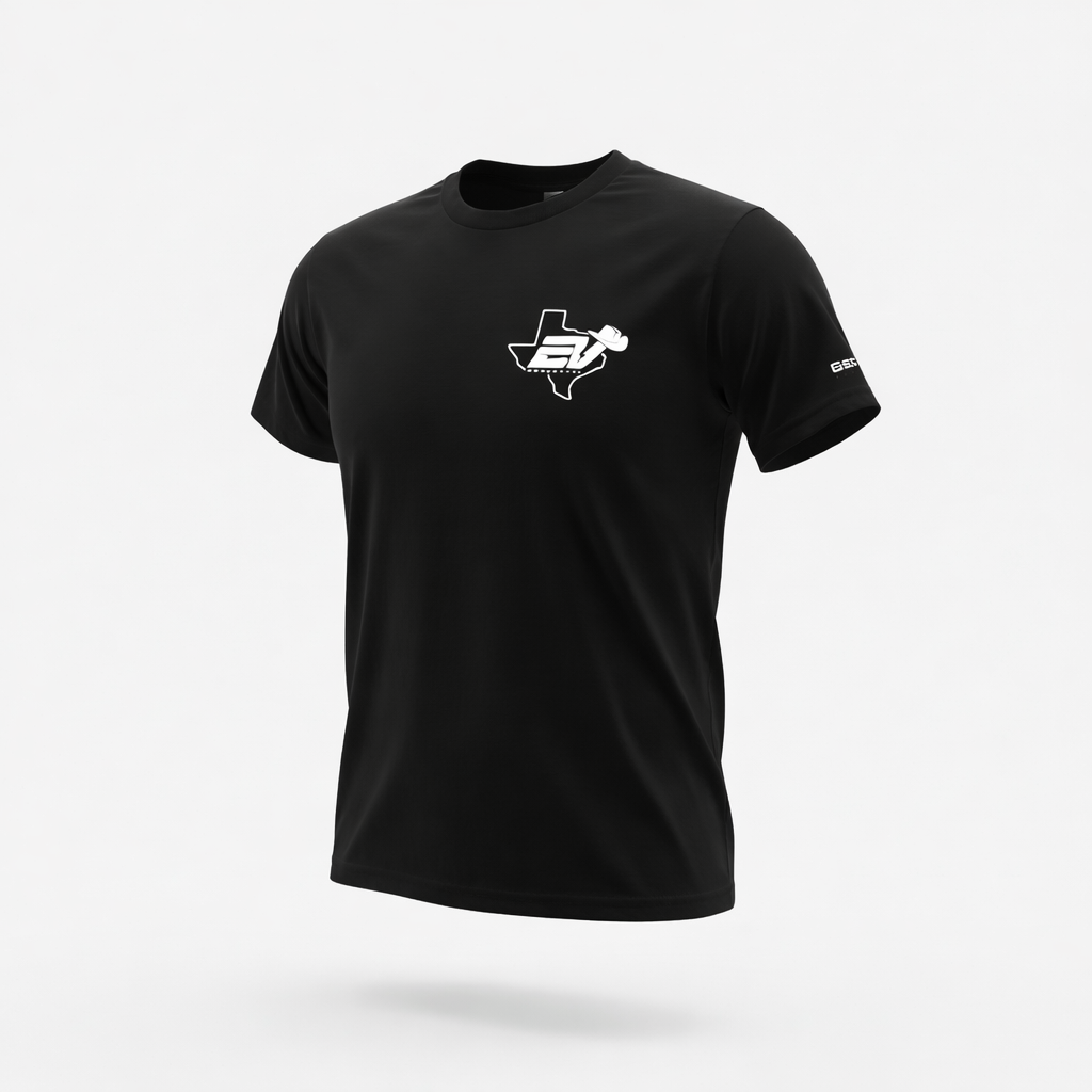 EV Warehouse T-Shirt | “Howdy” - Black