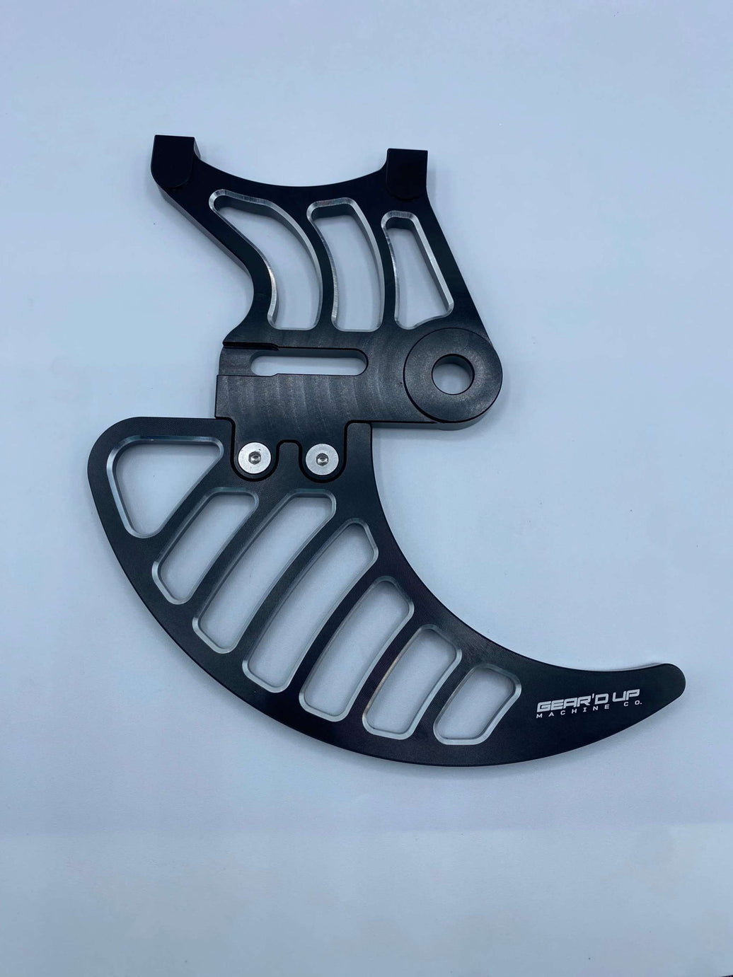 Rear caliper bracket and rotor guard made of lightweight 6061 aluminum for Surron LBX and Talaria MX3/MX4 bikes