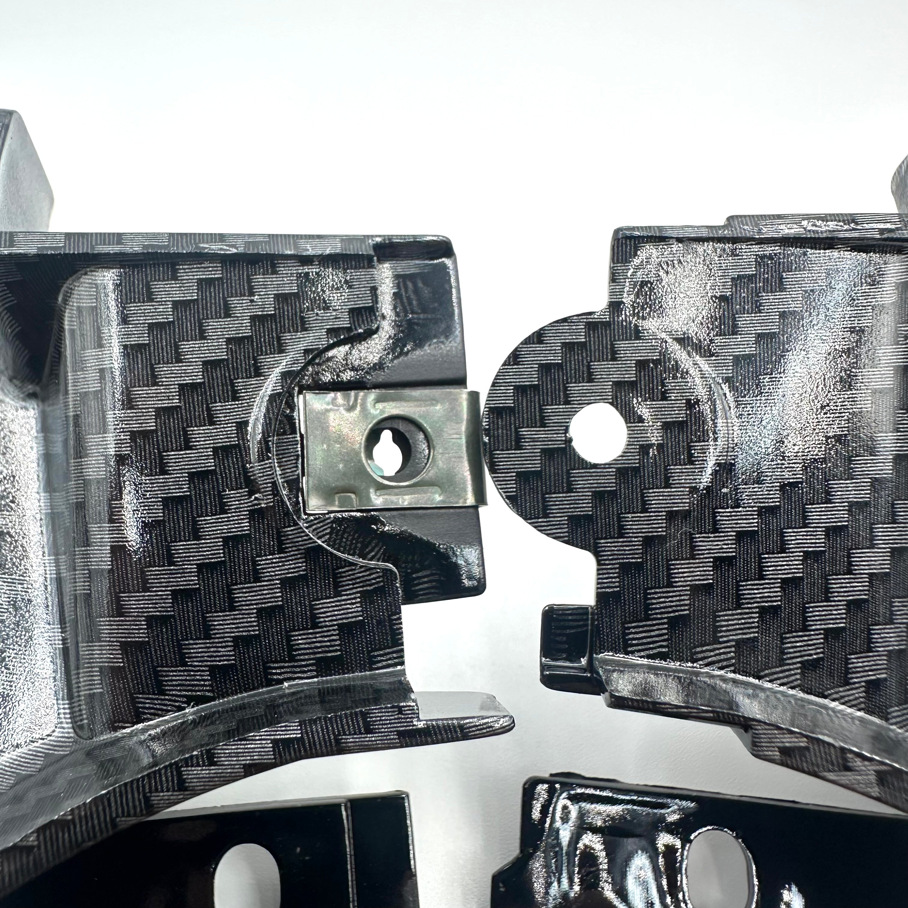 Surron Light Bee Battery Lid Side Lock Cover w/ Hardware - Carbon