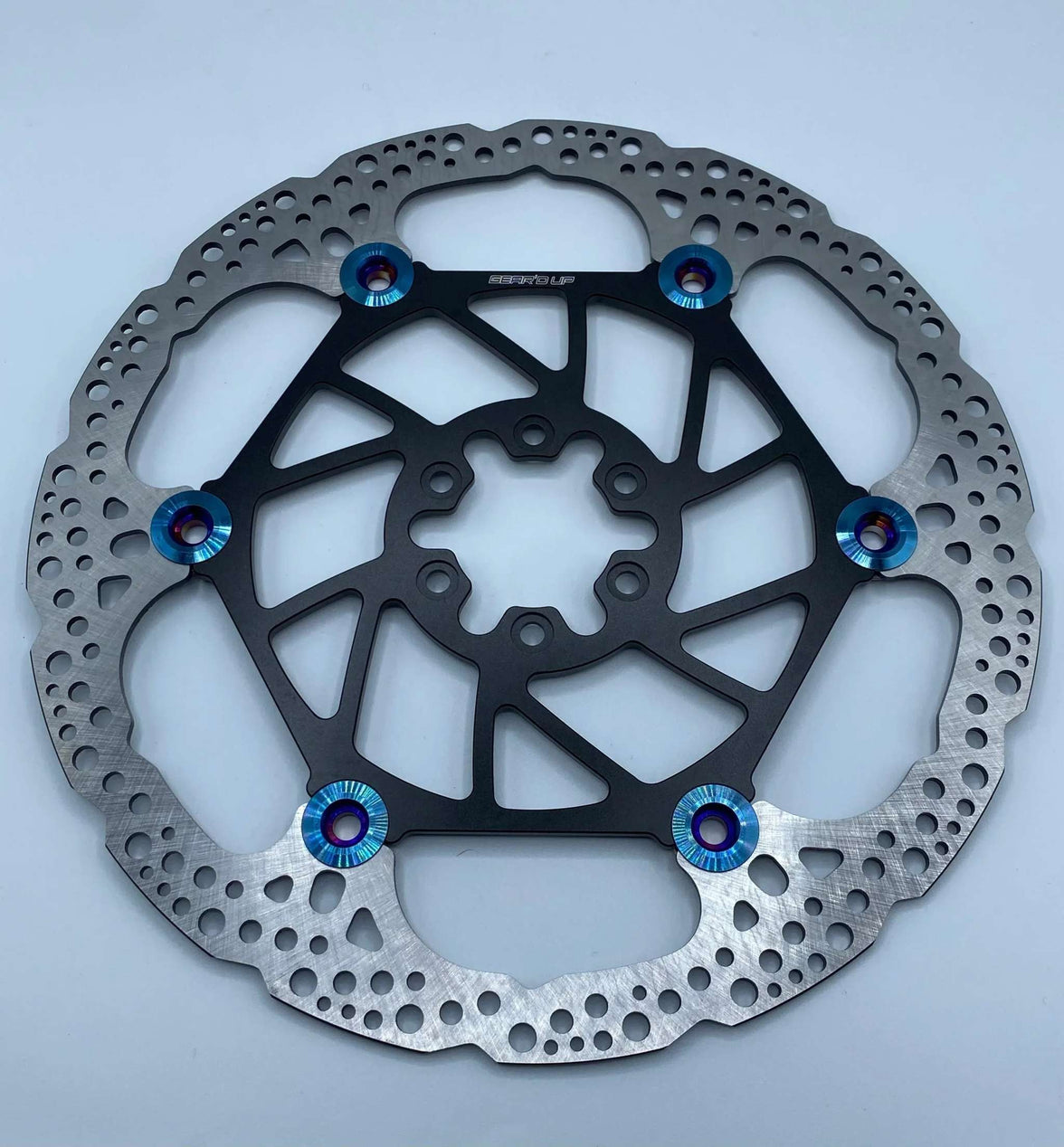 250mm Rotor Talaria-Gear’d Up with front and rear 2.5mm thick rotors and caliper fitting details