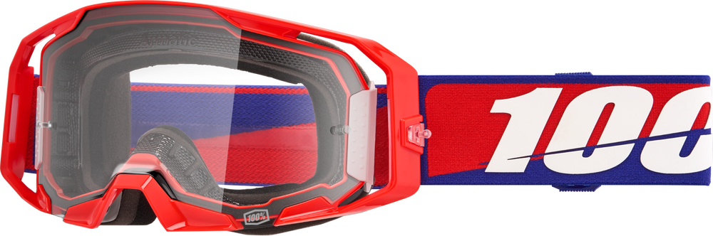 100% ARMATIC GOGGLES - "BEST" CLEAR/BLUE LENS