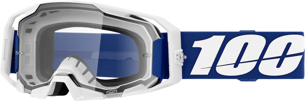 100% ARMATIC GOGGLES - "BLUE" CLEAR/BLUE LENS