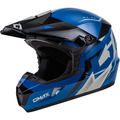 GMAX MX-46 OFF-ROAD HELMET - BLUE
