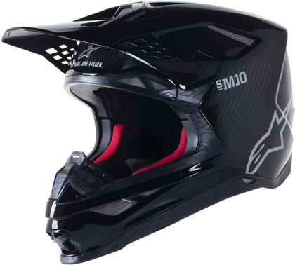 Alpinestars Supertech M10 Offroad Helmet - Black/Carbon
