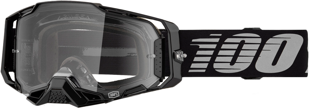 100% Armega BLACK MIRROR/SILVER LENS