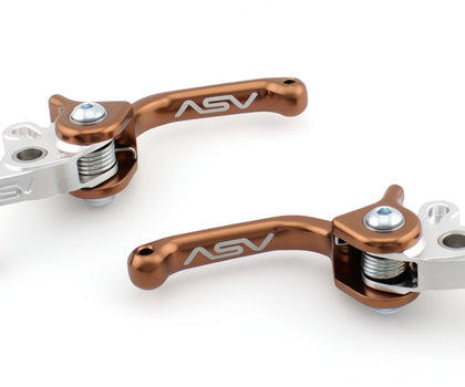 ASV F3-E Series Ultra Bee Unbreakable Super Shorty Levers- Front and Rear
