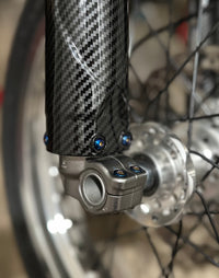 Titanium Fork Guard Bolts Blue - Surron Ultra Bee