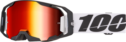 100% ARMATIC GOGGLES - "CALDWELL" CLEAR/RED LENS