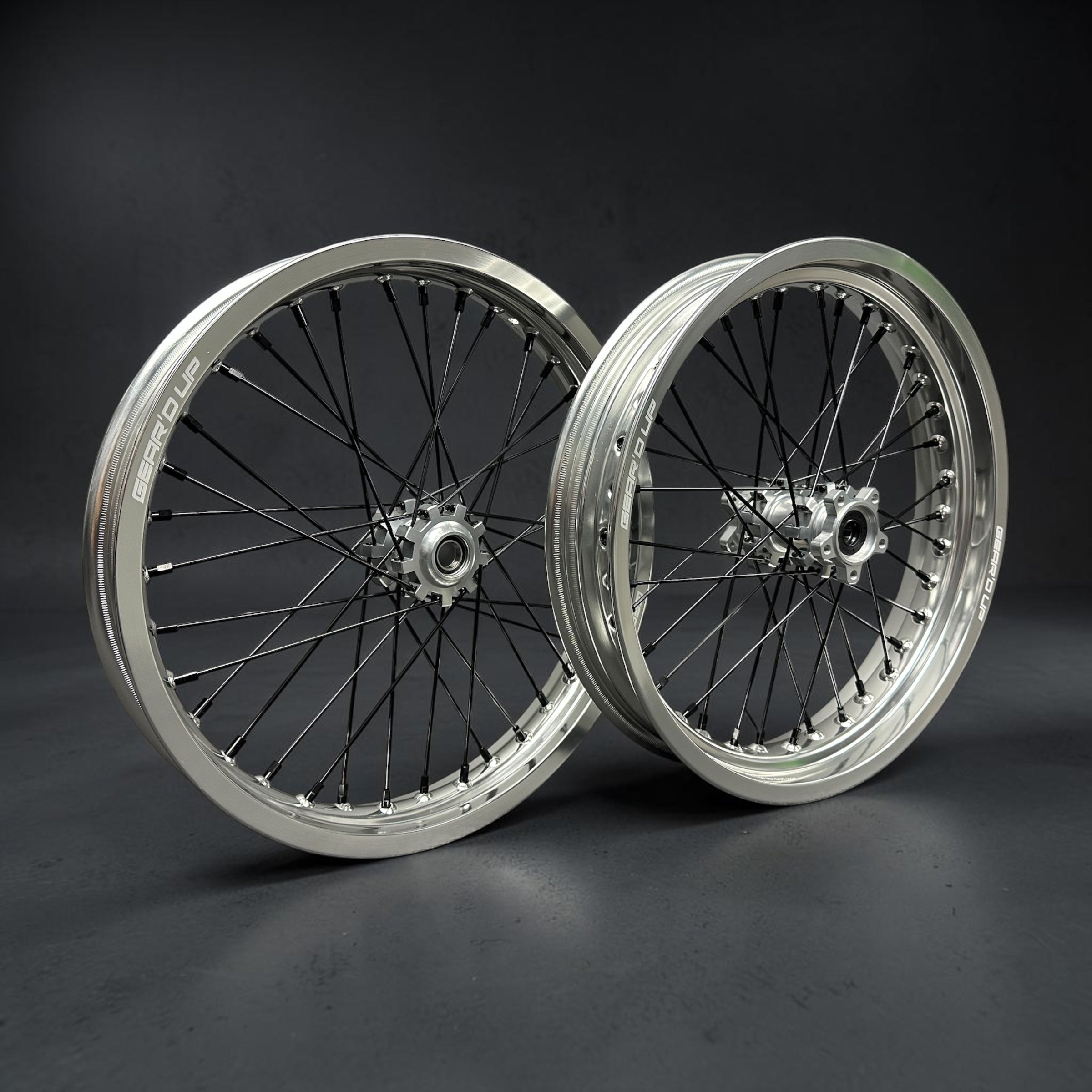 Custom E-Ride Pro 3.0/SR 17 Inch Supermoto Wheel Set