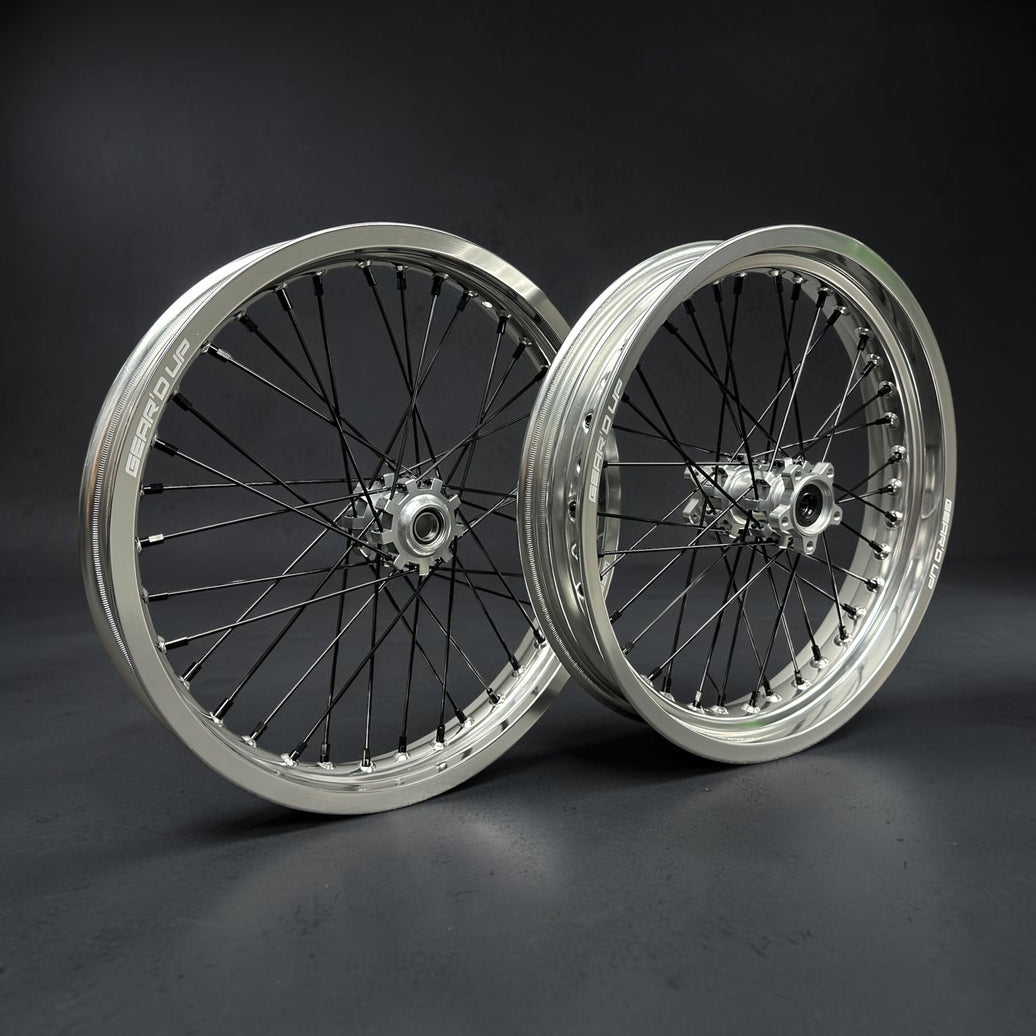 Custom E-Ride Pro 3.0/SR 17 Inch Supermoto Wheel Set