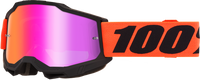 100-PERCENT ACCURI 2 GOGGLE FERRAN CLEAR/RED LENS