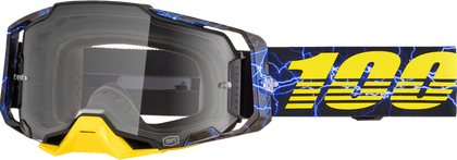 100-PERCENT ARMEGA GOGGLE FURIOUS CLEAR/SILVER LENS
