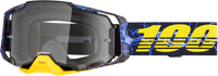 100-PERCENT ARMEGA GOGGLE FURIOUS CLEAR/SILVER LENS