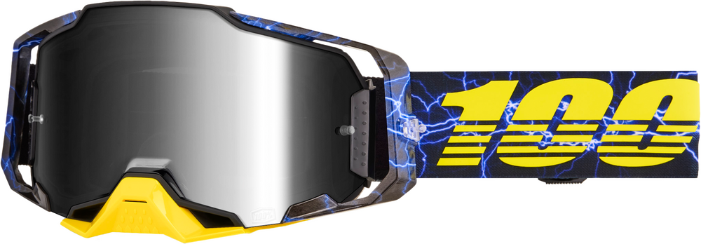 100-PERCENT ARMEGA GOGGLE FURIOUS CLEAR/SILVER LENS