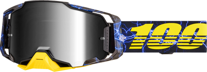 100-PERCENT ARMEGA GOGGLE FURIOUS CLEAR/SILVER LENS