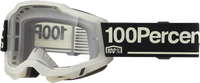 100-PERCENT ACCURI 2 GOGGLE GLOW CLEAR/SILVER LENS