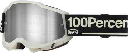 100-PERCENT ACCURI 2 GOGGLE GLOW CLEAR/SILVER LENS