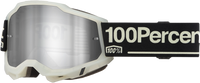 100-PERCENT ACCURI 2 GOGGLE GLOW CLEAR/SILVER LENS