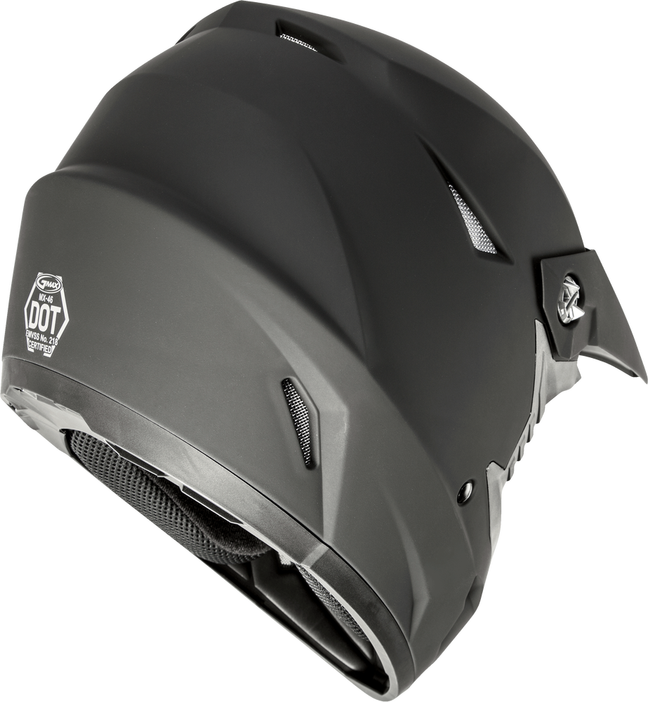 GMAX MX-46 OFF-ROAD HELMET - MATTE BLACK