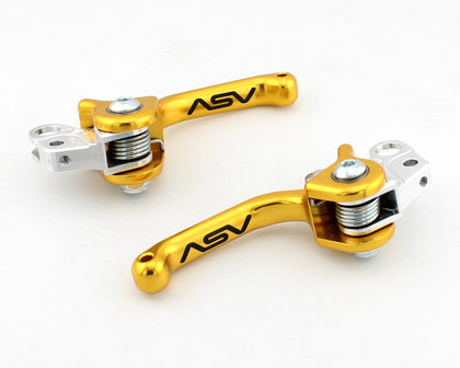 ASV F3-E Series Ultra Bee Unbreakable Super Shorty Levers- Front and Rear