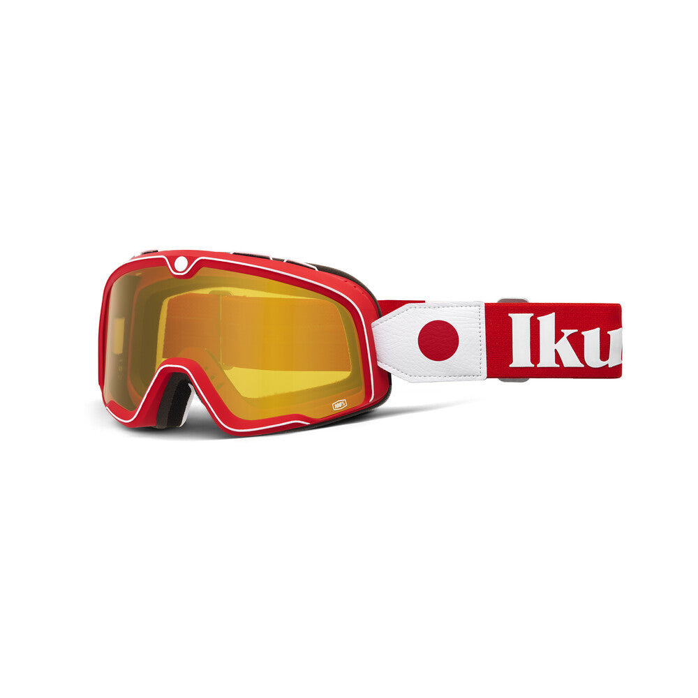 100% BARSTOW GOGGLES - "TEAM IKUZAWA" MIRROR RED LENS