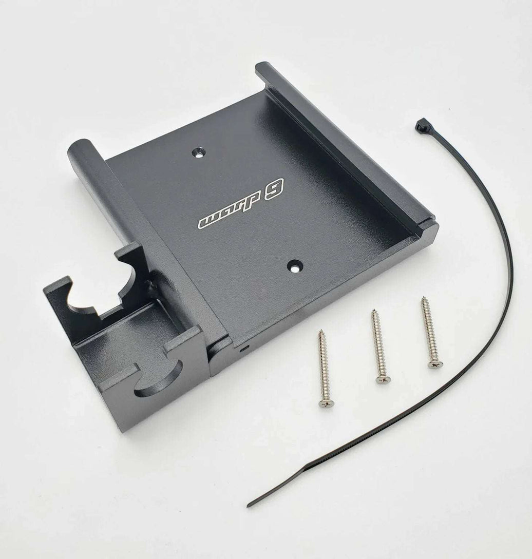 Warp 9 Charger Wall Mount for Surron LBX and Ultra Bee with clip and mounting hardware