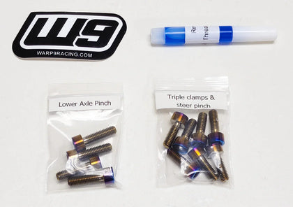 Warp 9 Titanium Fork Bolts For Fast Ace ALX13RC Forks Warp 9