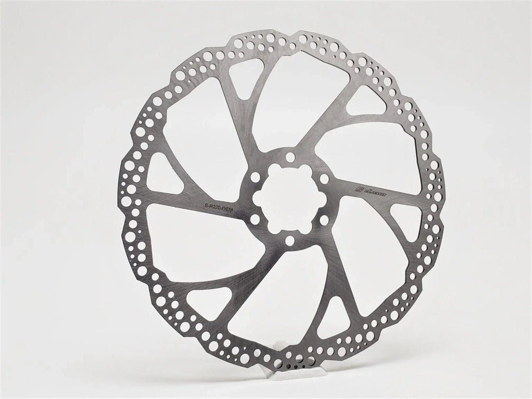Warp 9 Rear Brake Rotor 220mm fixed Warp9 Hub close-up