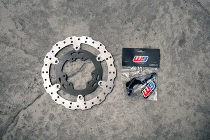 Warp 9 Ultra Bee 300mm Rotor and Caliper Bracket Warp 9