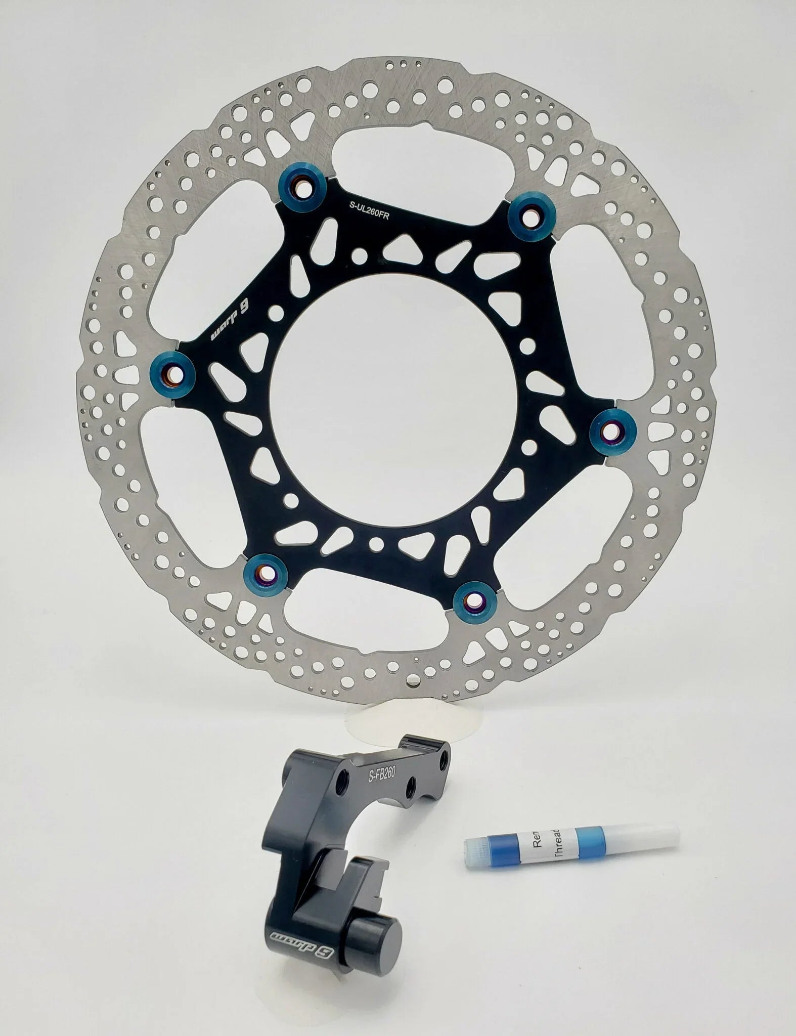 Warp 9 Surron Ultra Bee Rotors 260mm (3.2 Thick w/bracket) My Store