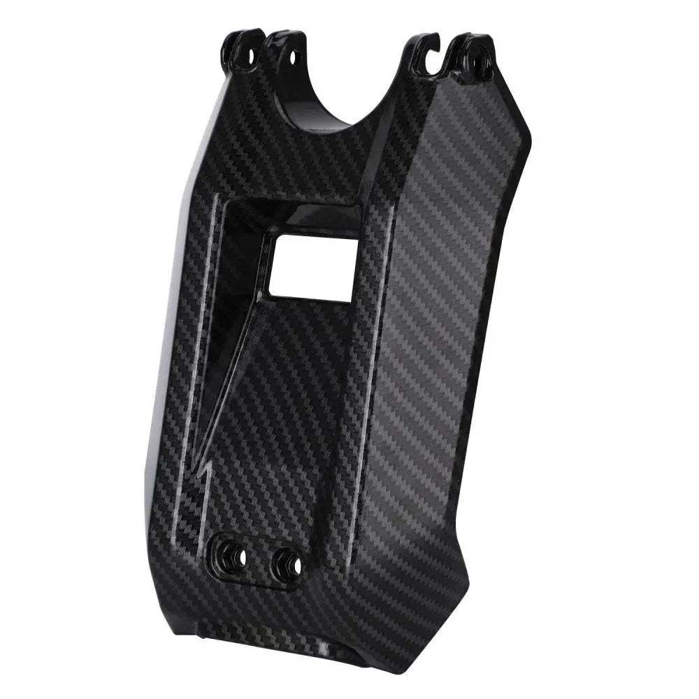 Surron Light Bee battery cover in carbon fiber with glossy finish
