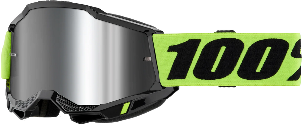100% ACCURI 2 GOGGLES - YELLOW/MIRROR SILVER LENS