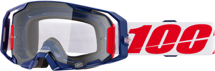 100% ARMATIC GOGGLES - "MACH Z" CLEAR/RED LENS