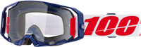 100% ARMATIC GOGGLES - "MACH Z" CLEAR/RED LENS