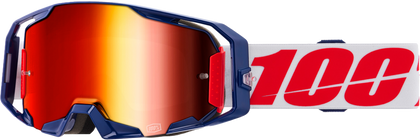 100% ARMATIC GOGGLES - "MACH Z" CLEAR/RED LENS