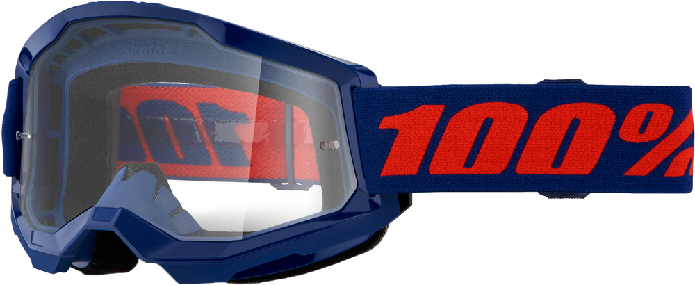 100% STRATA 2 GOGGLES - NAVY
