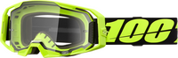 100-PERCENT ARMATIC GOGGLE NEON YELLOW CLEAR/TRUE GOLD LENS