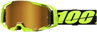 100% ARMATIC GOGGLES - NEON YELLOW CLEAR/TRUE GOLD LENS