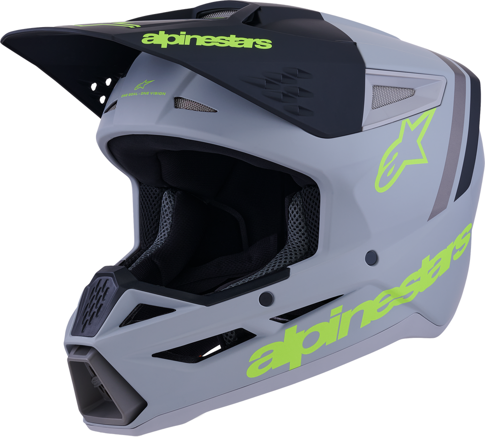 Alpinestars Supertech SM3 Offroad Helmet - Radium Grey/Neon