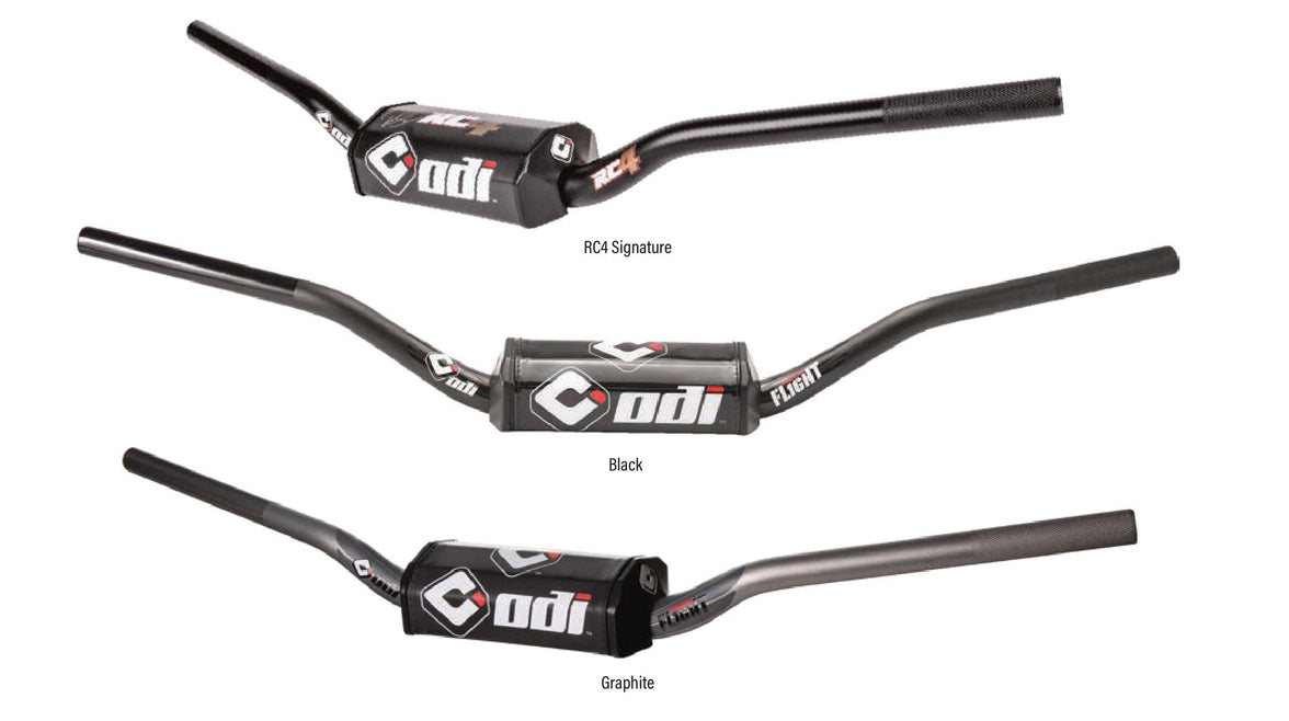 ODI 1 1/8" handlebars black graphite RC4