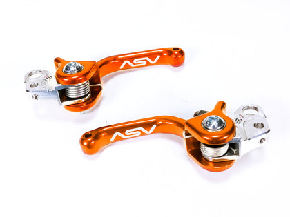 ASV F3-E Series Ultra Bee Unbreakable Super Shorty Levers- Front and Rear