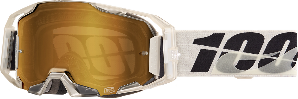 100% ARMATIC GOGGLES - "PITCH" CLEAR/TRUE GOLD LENS
