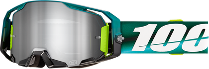 100% ARMATIC GOGGLES - "POLARITY" CLEAR/SILVER LENS